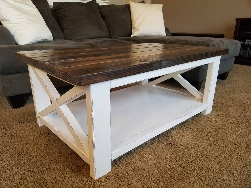 Ana White Rustic X Coffee Table DIY Projects